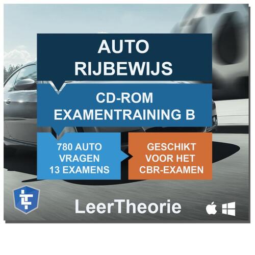 Auto Rijbewijs B - CD-ROM 2020 Auto Examentraining B - 845 Oefenvragen ...