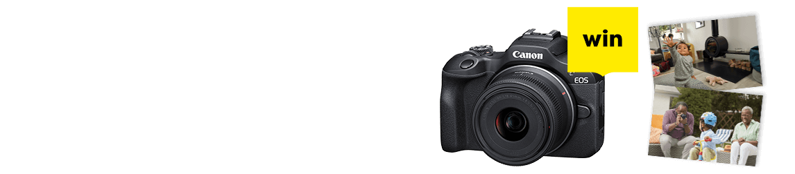 Maak kans op een Canon EOS R100 kit t.w.v. €719